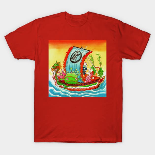 Year of the Rat Series/ Sinking Pleasure Boat T-Shirt by MoiraHahnArt